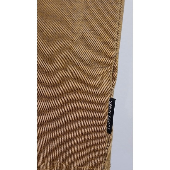 Scott James England Mens Medium Button Up Polo Shirt Grandad Collar - Picture 5 of 9